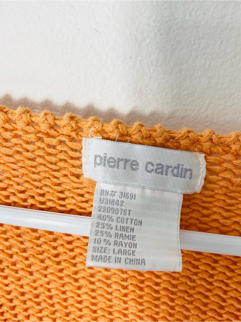 VINTAGE PIERRE CARDIN Linen Cardigan